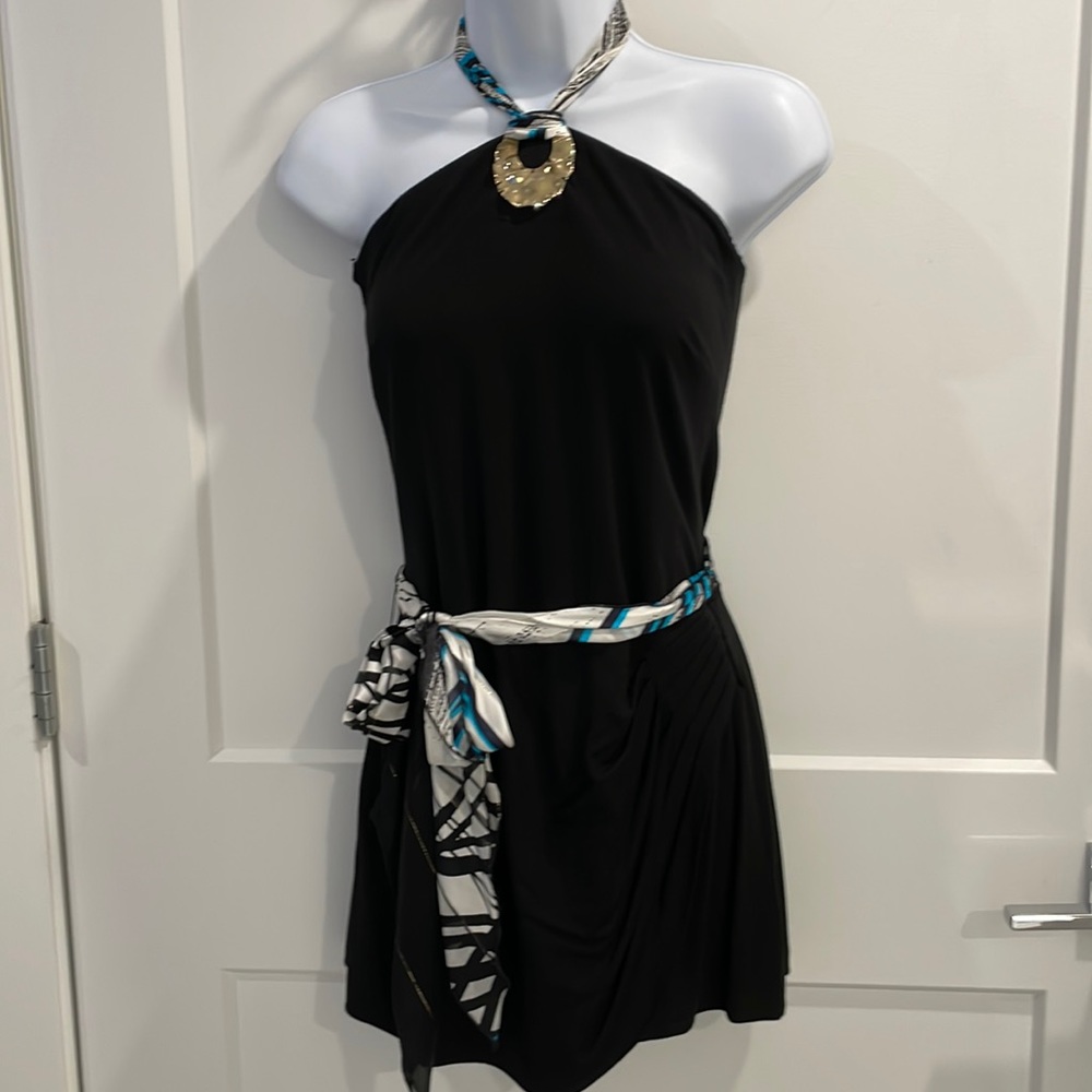Cache halter romper with belt S